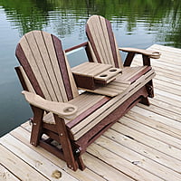 Poly Loveseat Glider