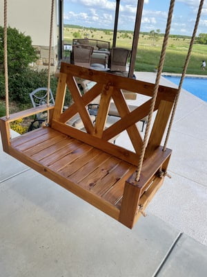 Cedar Farmhouse Swing Cedar Farmhouse Swing