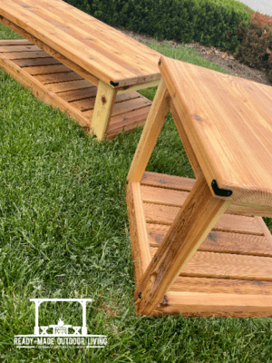 Knotty Collection Cedar Coffee and End Table (2 piece patio set)